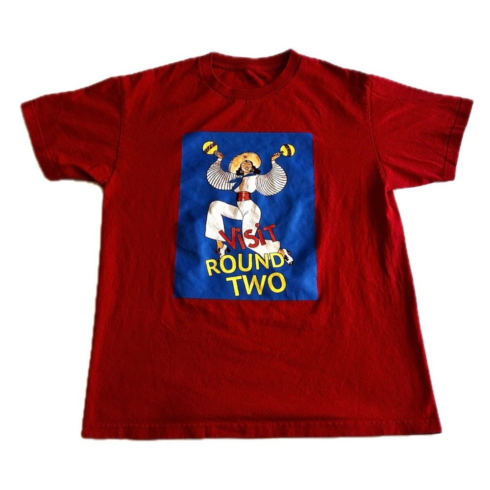 Round Two Red Graphic Men's T-Shirt